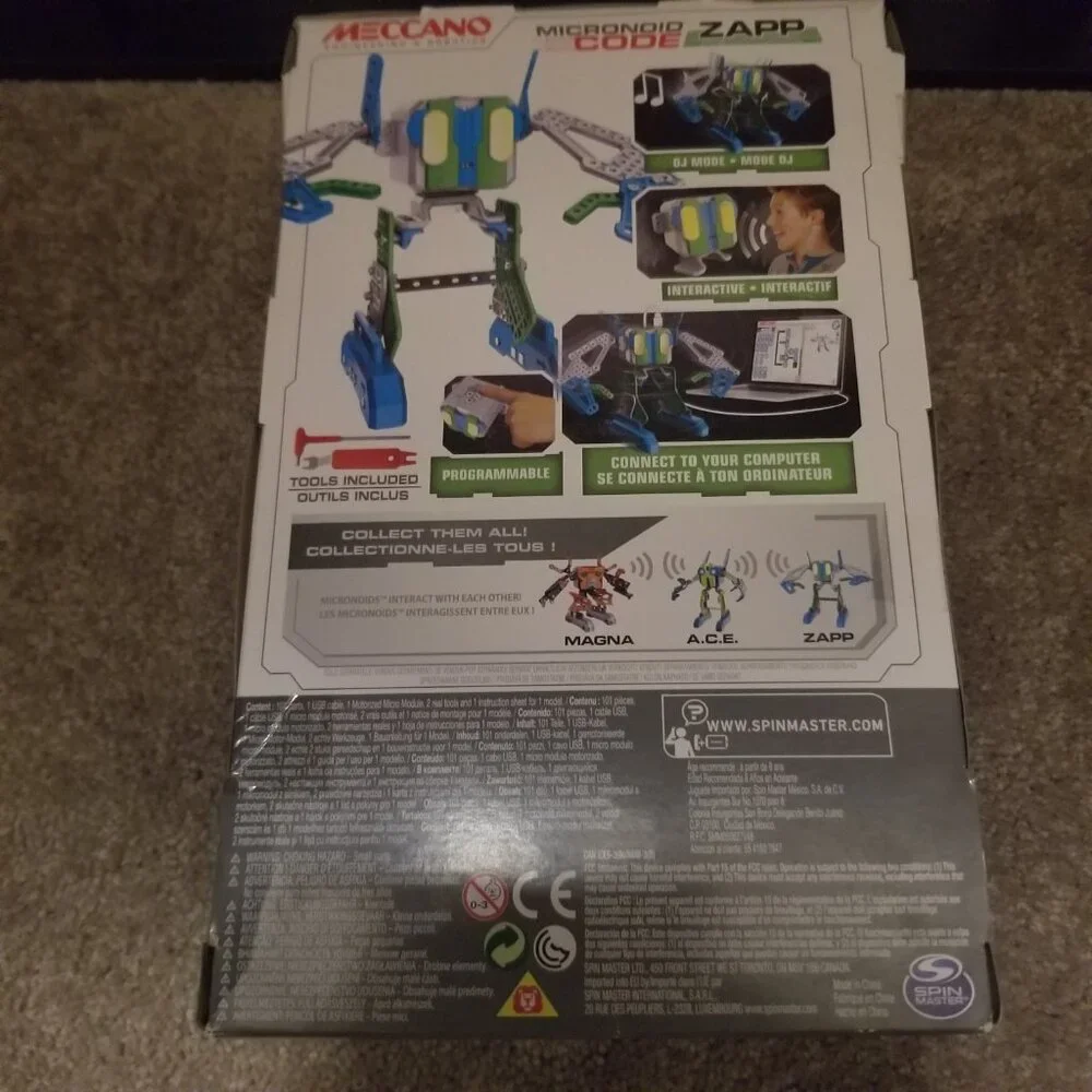 Meccano Engineering & Robotics Micronoid Code Z.A.P.P.. - Picture 3 of 6